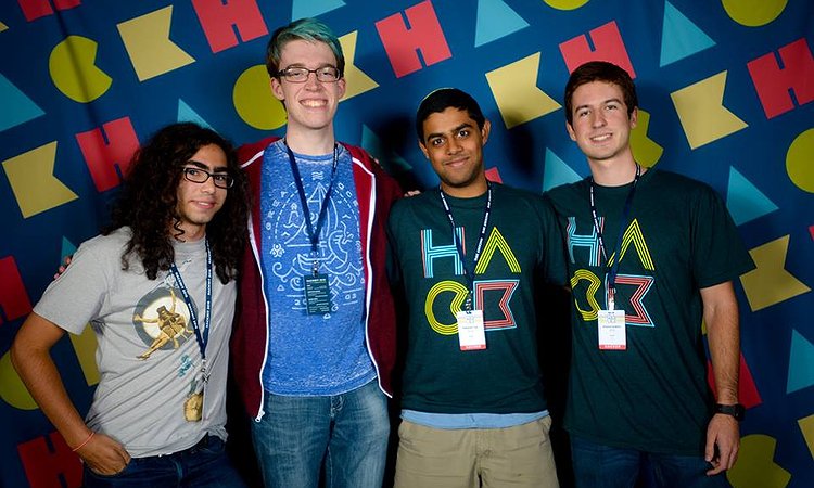 A picture of the Windows Share team, who won first place at HackMIT