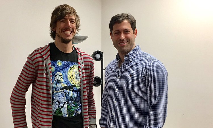 Jon and Tom at the CS department Sloan celebration