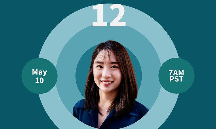 A picture of Chu Li on the Gears of Progress podcast "album cover"