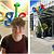 Showing high school intern, John O'Meara, and Jon Froehlich standing outside Google