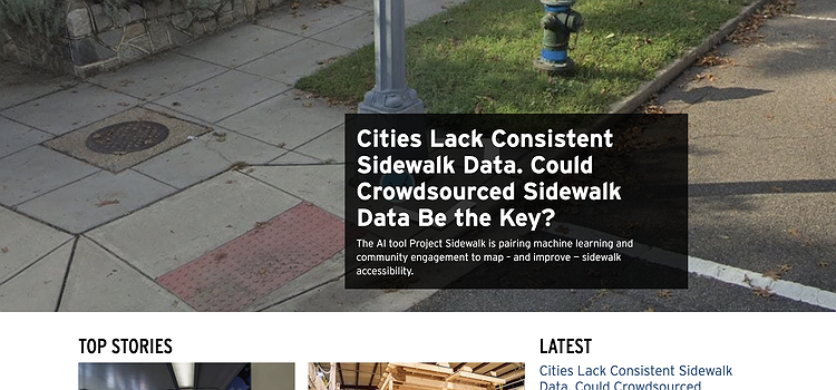 Screenshot of the Next City cover story