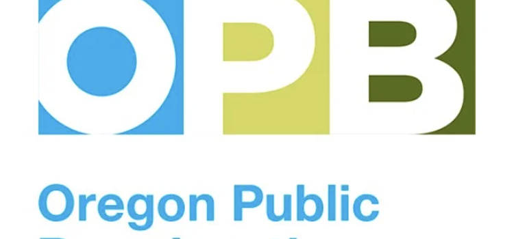 Oregon Public Broadcasting logo with OPB in big block letters