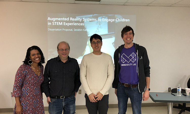 Seokbin Kang and his PhD preliminary exam committee