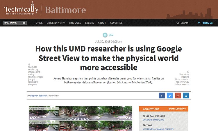 A screenshot of the Technica.ly article