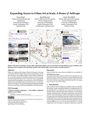 Thumbnail for: Expanding Access to Urban Art at Scale: A Demo of ArtScape