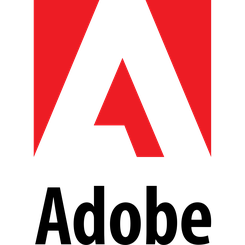 This is the icon for the sponsor Adobe