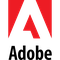 This is the icon for the sponsor Adobe