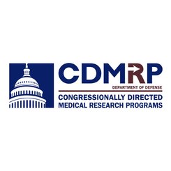 The DOD CDMRP logo showing an icon of the United States Capitol building with the words CDMRP, Department of Defense, and Congressionally Directed Medical Research Programs in block letters