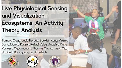 Slide preview for: Live Physiological Sensing and Visualization Ecosystems: An Activity Theory Analysis
