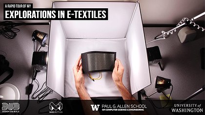 Slide preview for: A Rapid Tour of My Explorations in E-Textiles