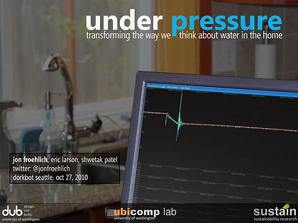 Slide preview for: Under Pressure: Transforming the Way We Think About Water in the Home
