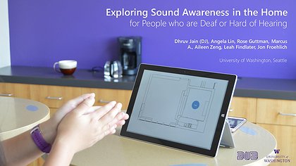 Slide preview for: Exploring Sound Awareness in the Home for People who are Deaf or Hard of Hearing