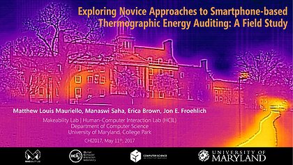Slide preview for: Exploring Novice Approaches to Smartphone-based Thermographic Energy Auditing: A Field Study