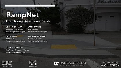 Slide preview for: RampNet: A Two-Stage Pipeline for Bootstrapping Curb Ramp Detection in Streetscape Images from Open Government Metadata