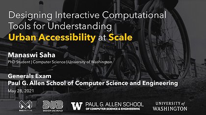 Slide preview for: Designing Interactive Computational Tools for Understanding  Urban Accessibility at Scale
