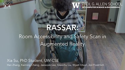 Slide preview for: RASSAR: Room Accessibility and Safety Scanning in Augmented Reality