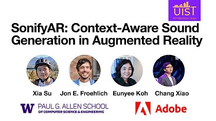Slide preview for: SonifyAR: Context-Aware Sound Generation in Augmented Reality